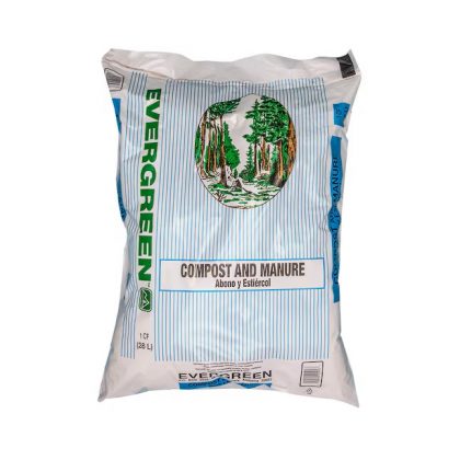 COMPOST & MANURE- 1 CUBIC FOOT BAG